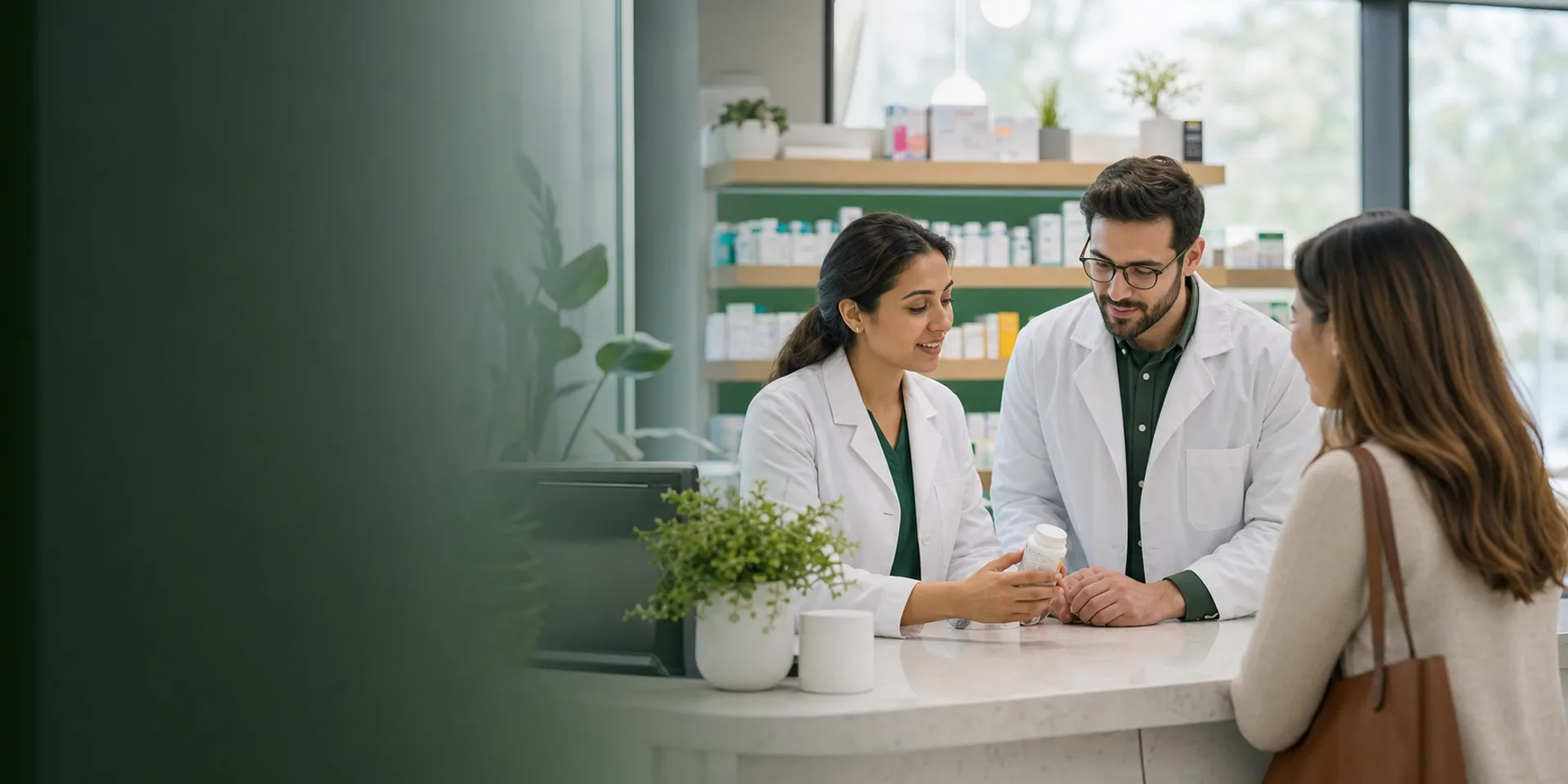 Sirocco Pharmacy team providing medication review support in Calgary SW