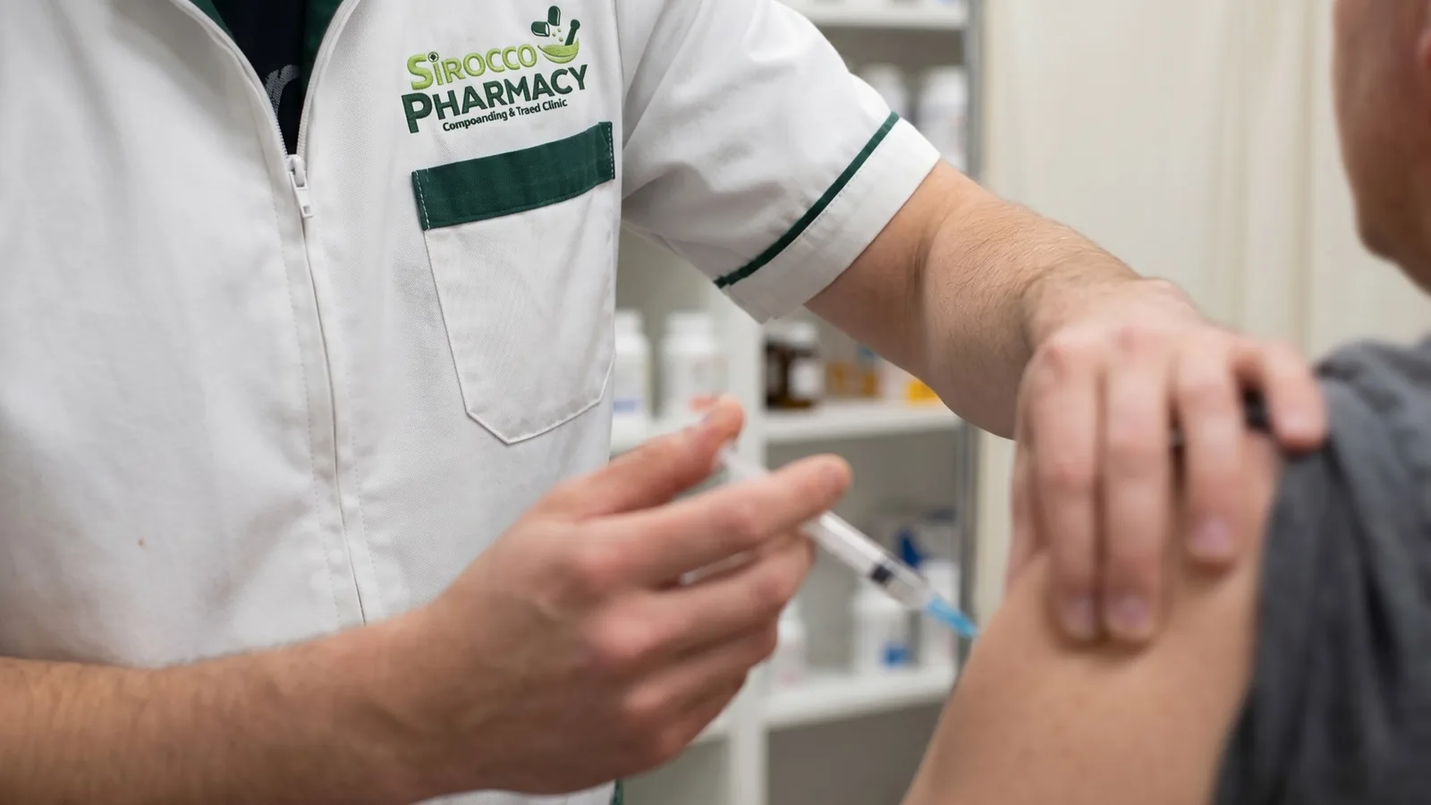 Vaccination service support at Sirocco Pharmacy in Calgary SW