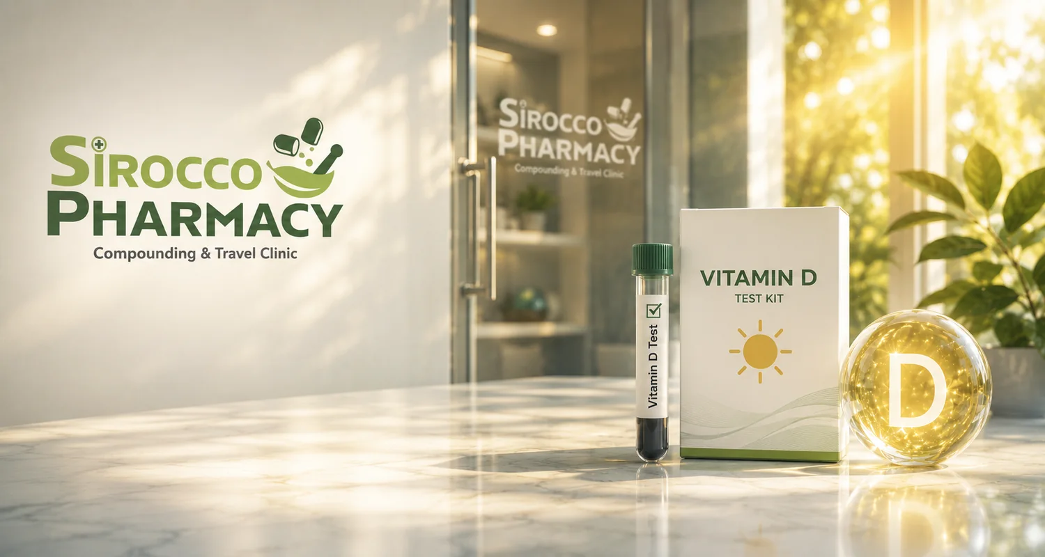 Vitamin D testing kit at Sirocco Pharmacy in Calgary